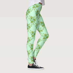 Frösche, die im Musterdesign schwingen und Spaß Leggings