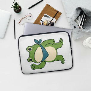 Frösche gegen den Faschismus Portland Frosch Prote Laptopschutzhülle