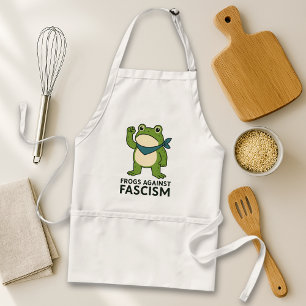 Frösche gegen den Faschismus Portland Frosch Prote Schürze