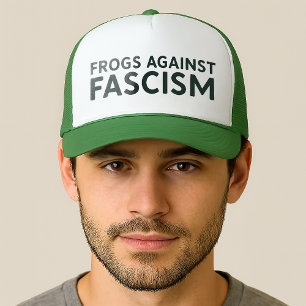 Frösche gegen den Faschismus Portland Frosch Prote Truckerkappe