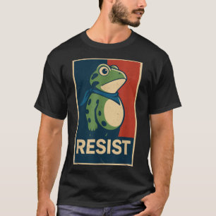 Frösche gegen Faschismus - Portland Frosch Protest T-Shirt