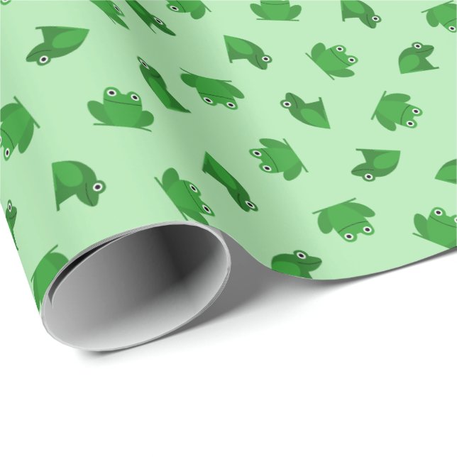 Frösche Geschenkpapier (Rolleneckpunkt)