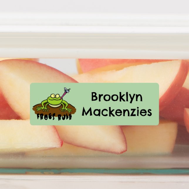 Frösche herrschen lustige, grüne Froschfrösche Car Etiketten (Befestigt)