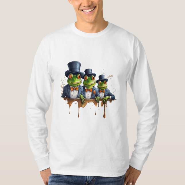 Frösche in Elegance T-Shirt (Vorderseite)
