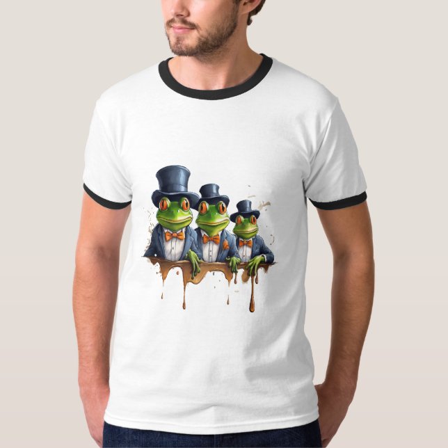 Frösche in Elegance T-Shirt (Vorderseite)