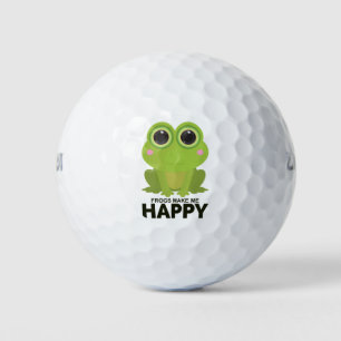 Frösche machen mich glücklich golfball