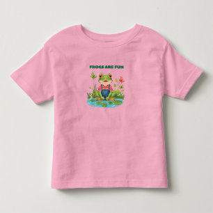 Frösche machen Spaß Kleinkind T-shirt