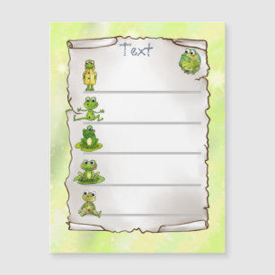 Frösche   magnetkarte