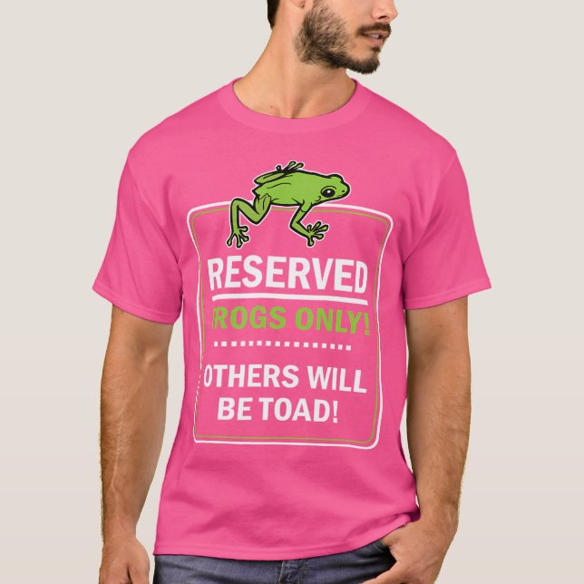 Frösche nur andere werden zu Toad Frosch Puff T-Shirt (Vorderseite)