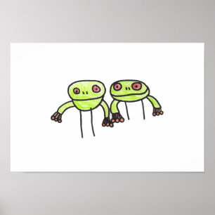Frösche Poster