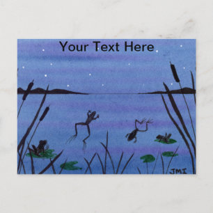Frösche Postkarte