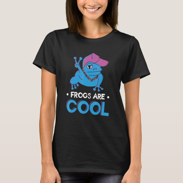 Frösche sind für einen Frosch Cool T-Shirt (Vorderseite)
