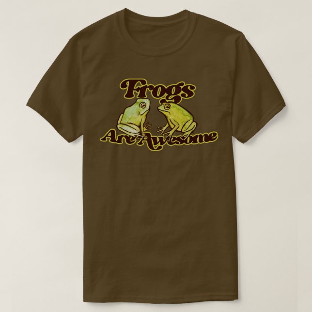 Frösche sind Phantastisch T-Shirt (Design vorne)