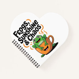 Frösche, Sonnenschein und Chaos - Niedlicher Frosc Notizbuch