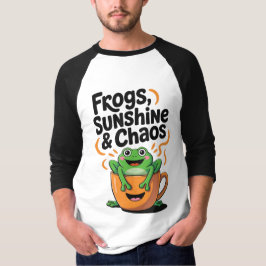 Frösche, Sonnenschein und Chaos - Niedlicher Frosc T-Shirt