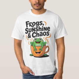 Frösche, Sonnenschein und Chaos - Niedlicher Frosc T-Shirt