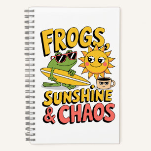 Frösche, Sonnenschein und Chaos - Spaß Sommer Notizbuch