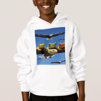 Frösche und Adler Hoodie