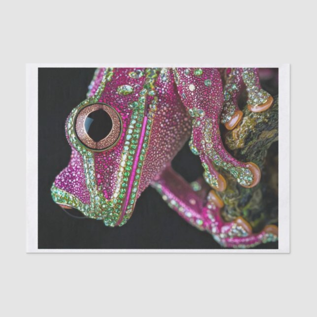 Frösche und Diamanten2 Seidenpapier (Vorderseite)