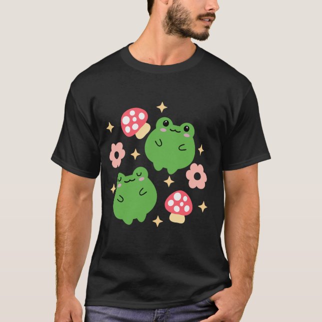 Frosche und Herzen T-Shirt (Vorderseite)