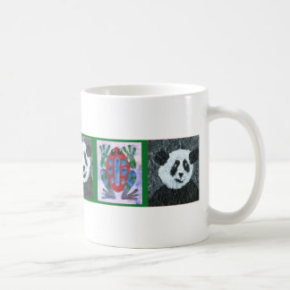 Frösche und Panda-Tasse Tasse