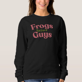 Frösche vor Jungs-Valentinstag  Sweatshirt