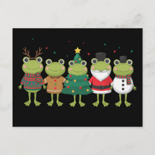 Frösche Weihnachten Hässlicher Pullover Santa Schn
