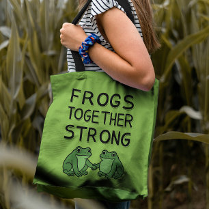 Frösche Zusammen Stark Portland Frosch Protest