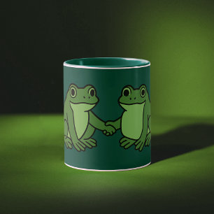 Frösche zusammen stark Portland Frosch Protest Tasse