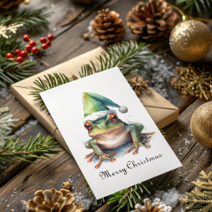 Froscher Weihnachtsfrosch, Brauch Feiertagskarte