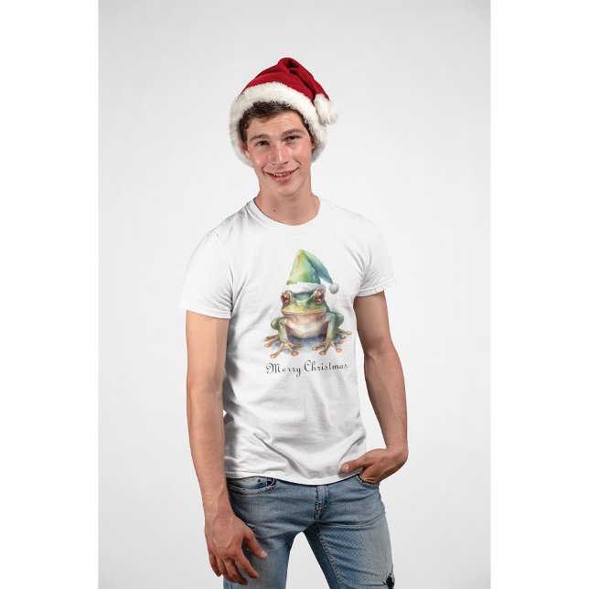 Froscher Weihnachtsfrosch, Brauch T-Shirt (Von Creator hochgeladen)