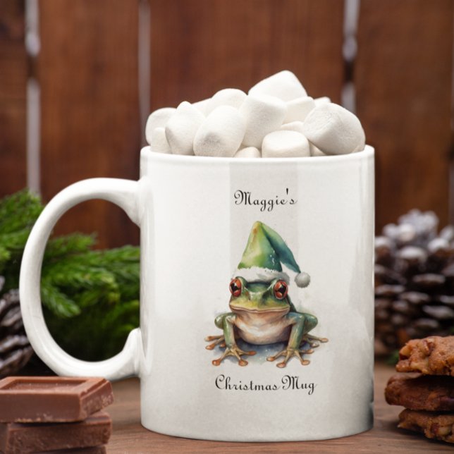 Froscher Weihnachtsfrosch, Brauch Zweifarbige Tasse (Von Creator hochgeladen)