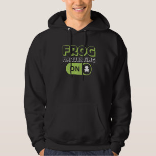 Froscherntemodus Beim Froschfangen Froschjagd Hoodie