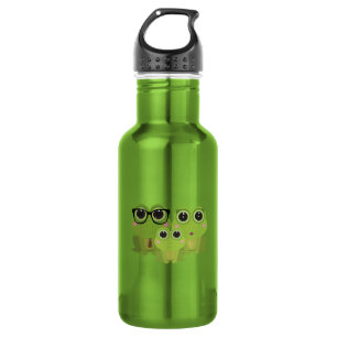 Froschfamilie Edelstahlflasche
