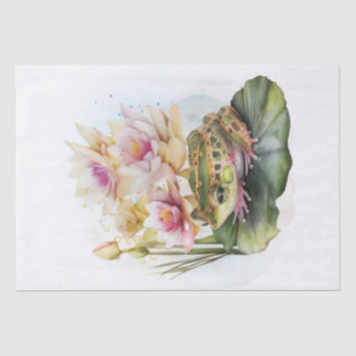 Froschfarbe Seidenpapier