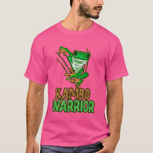 Froschfeier der Kambo-Kriegermedizin durch T-Shirt
