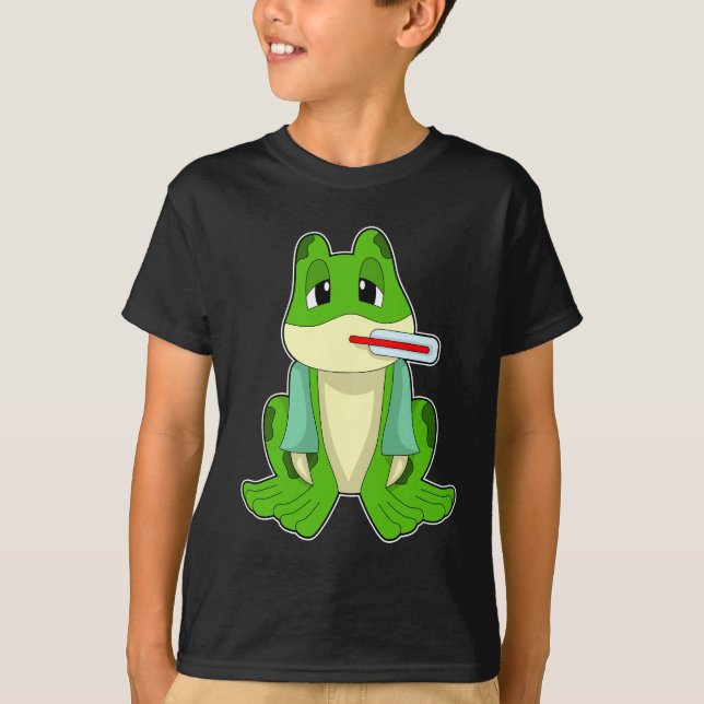 Froschfieberthermometer T-Shirt (Vorderseite)
