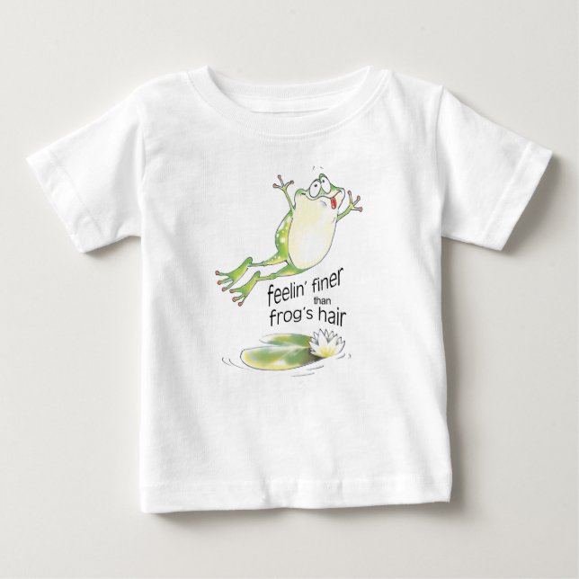 Froschfrosch Baby T-shirt (Vorderseite)