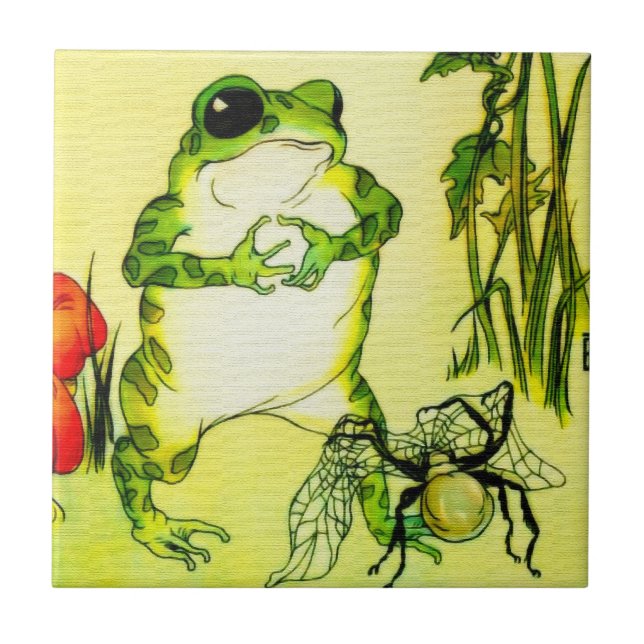 Froschfrosch Fliese (Vorderseite)
