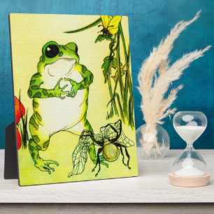 Froschfrosch Fotoplatte