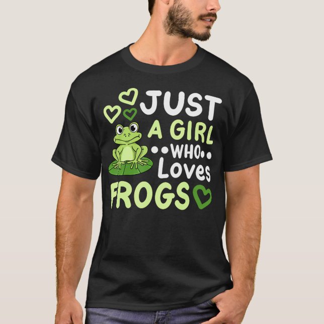 Froschfrosch Froschfrösche Froschfrösche für Mädch T-Shirt (Vorderseite)