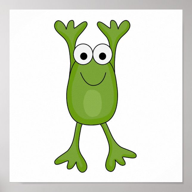 Froschfrosch Poster (Vorne)