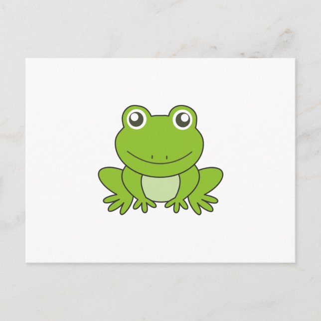 Froschfrösche Funny Animal Friends for Kids Postkarte (Vorderseite)