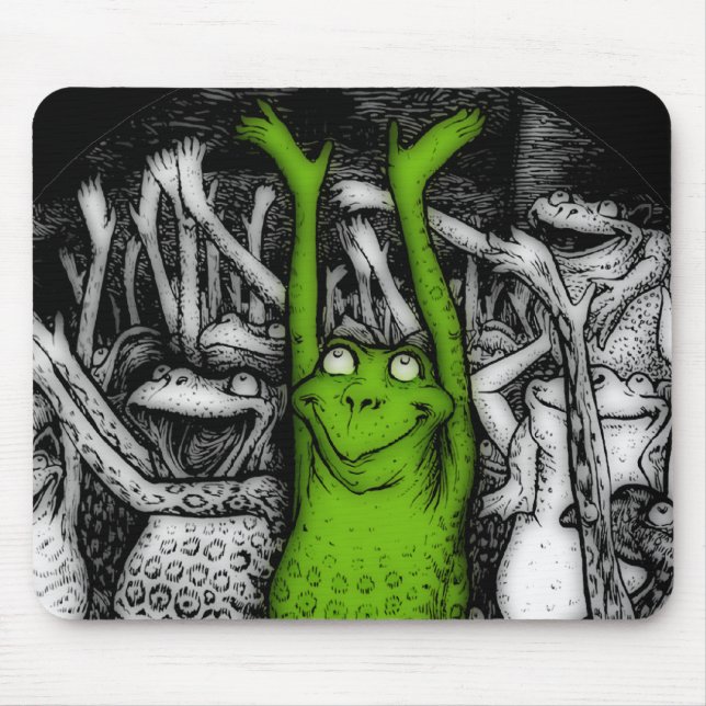 Froschfrosche Mousepad (Vorne)