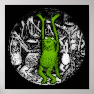 Froschfrosche Poster