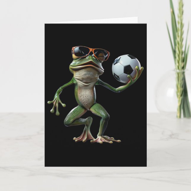 Froschfußball  karte (Vorderseite)