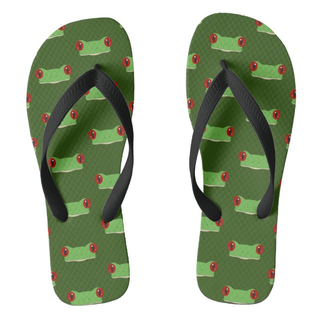 Froschgefahr Flip Flops (Fußbett)
