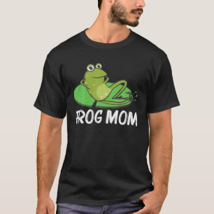 Froschgeschenk für Mamas Frauen Niedliche Bullfros T-Shirt