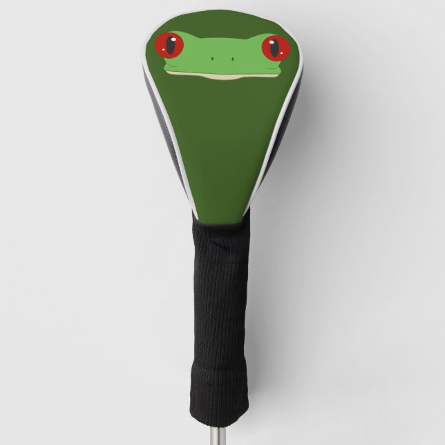 Froschgesicht Golf Headcover (Vorderseite)
