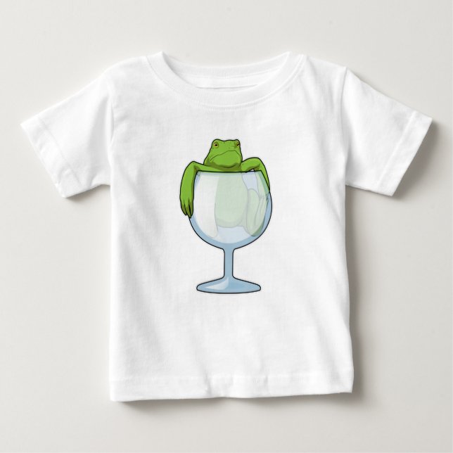 Froschglas Baby T-shirt (Vorderseite)